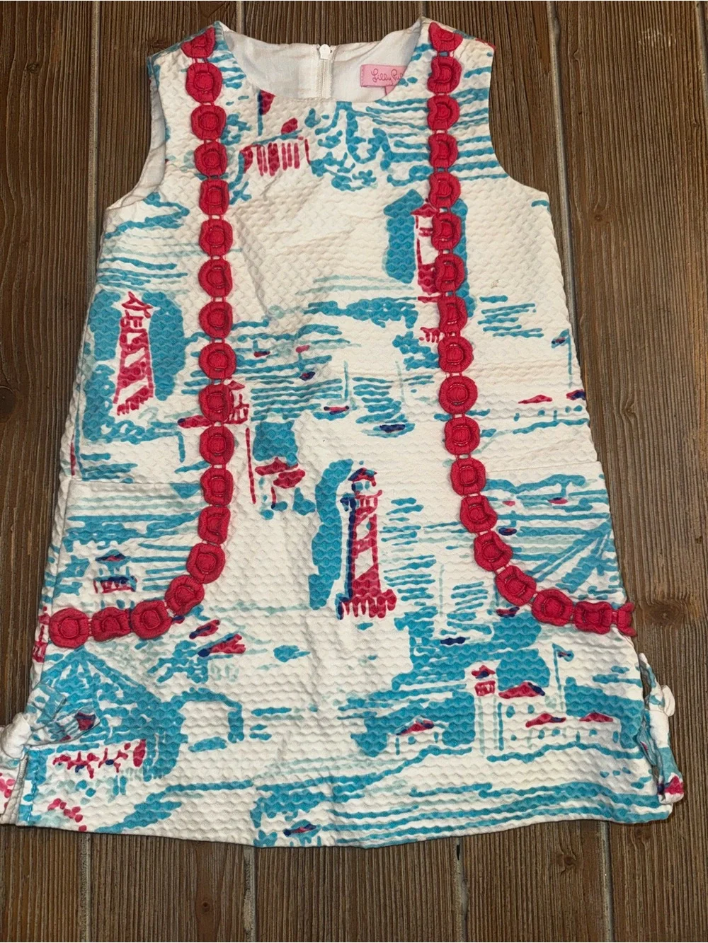 NWOT Lily Pulitzer Watch Out Shift Dress Size 4T